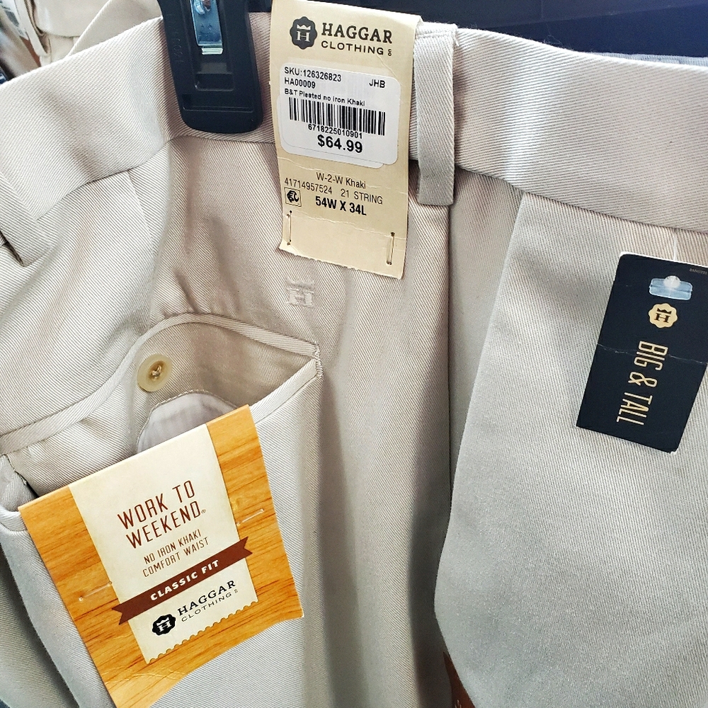 Haggard Mens Dress Khaki
